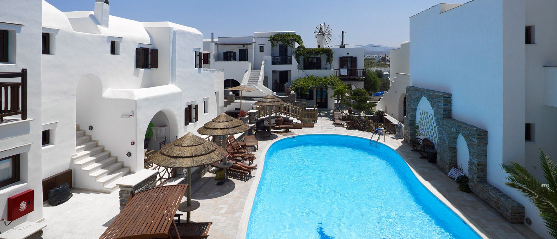Anemomilos Naxos Hotel Located At Agia Anna Of Island Greece